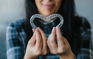 Patient Heart-Shape with Dental Aligners